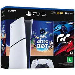 CONSOLA SONY PLAYSTATION 5 SLIM EDICIÓN DIGITAL 825GB CON ASTRO BOT + GRAN TURISMO 7