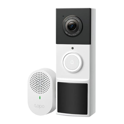 Control De Acceso Timbre Inteligente Tp Link Tapo D210 Camara 2K 3MP WIFI 2.4 GHZ
