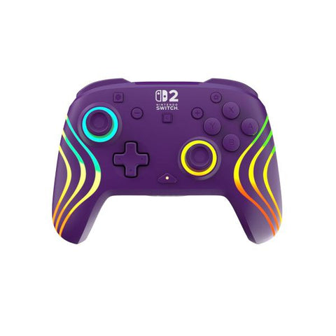CONTROL INALÁMBRICO TURTLE BEACH AFTERGLOW WAVE RGB TMR NINTENDO SWITCH 2 MORADO