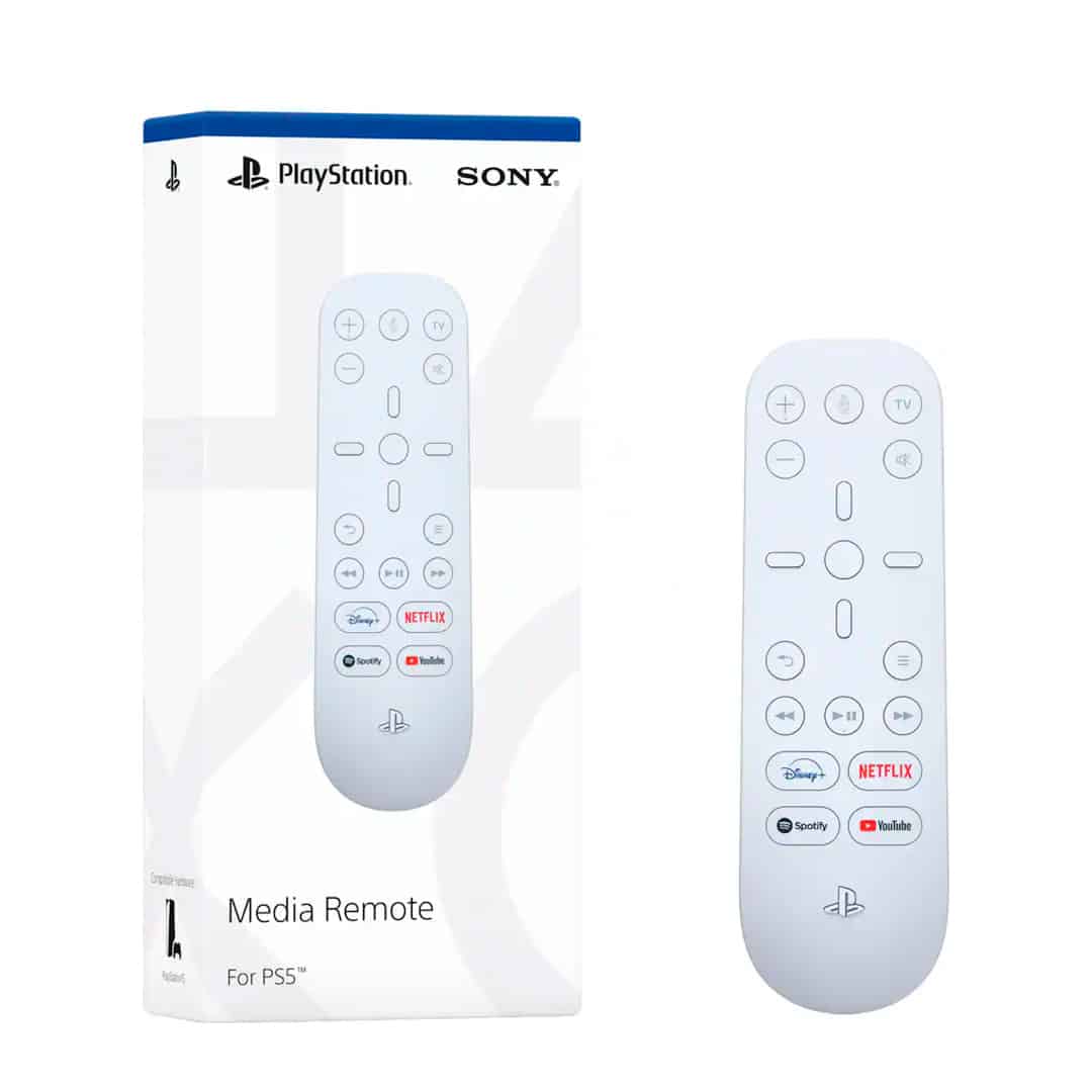 Control Remoto Multimedia Sony para PlayStation 5 Blanco
