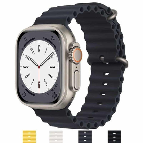 Correa Oceánica Para Apple Watch, Banda De Silicona De 42-44-45-46-49, Pulsera Apple Watch Series 8 Ultra, Serie 9 Fajas Para Relojes Costa Rica