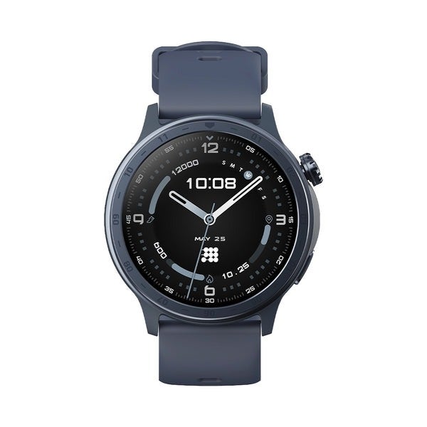 RELOJ CUBITT CON BLUETOOTH AURA 2 AZUL, smartwatch con pantalla AMOLED de 1.43 pulgadas y funciones de salud y deporte.
