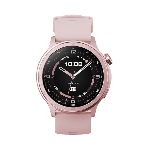 RELOJ CUBITT CON BLUETOOTH AURA 2 ROSADO con pantalla AMOLED y funciones avanzadas de salud y deporte.