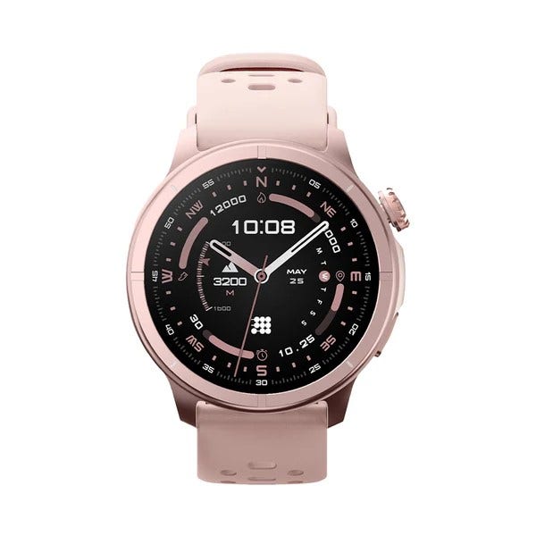 RELOJ CUBITT CON BLUETOOTH AURA 2 ROSADO, smartwatch con pantalla AMOLED y GPS, diseño ligero y moderno en color rosado.