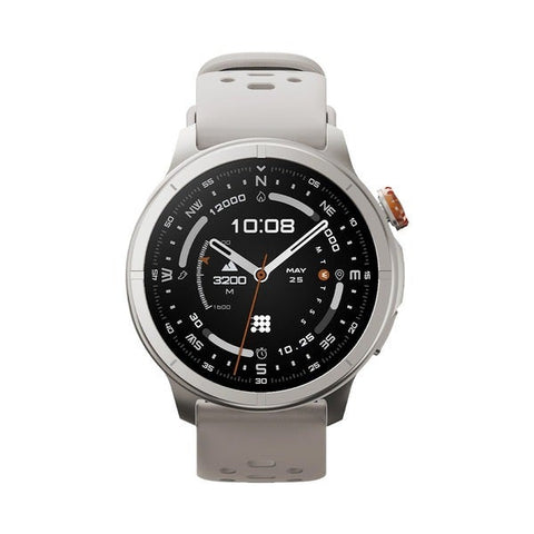 RELOJ CUBITT CON BLUETOOTH AURA 2 Wolf Gray smartwatch con pantalla AMOLED y funciones de salud y deporte.