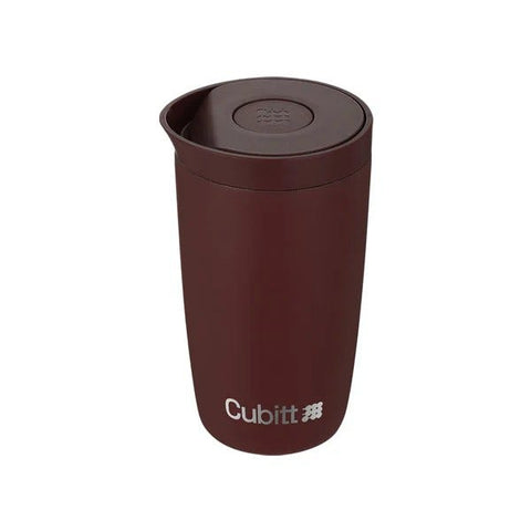 TERMO CUBITT 12 OZ MORADO, taza de acero inoxidable con aislamiento, mantiene bebidas frías 18 horas y calientes 8 horas.