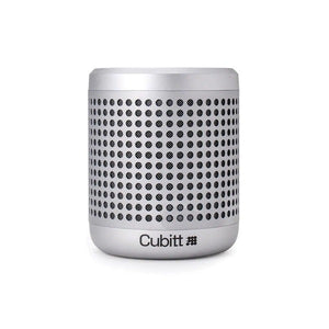 BOCINA CUBITT C/ BLUETOOTH POWER GO GEN2 SILVER compact speaker with powerful sound, water-resistant design, and up to 9 hours battery.