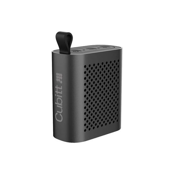 PARLANTE CUBITT C / BLUETOOTH MINI SPEAKER Obsidian Black, compact and waterproof wireless audio device