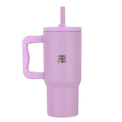 TERMO CUBITT 24 OZ LILAC - Compact mini tumbler with vacuum insulation and spill-proof lid, perfect for keeping drinks cold.