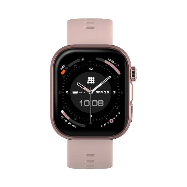 RELOJ CUBITT CON BLUETOOTH VIVA 2 ROSADA con pantalla AMOLED y funciones avanzadas de salud en color rosado.