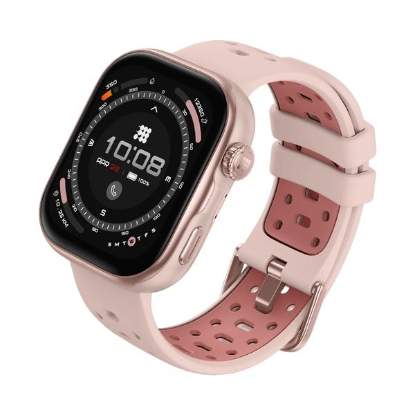 RELOJ CUBITT CON BLUETOOTH VIVA PRO 2 ROSA con pantalla AMOLED de 1.85 pulgadas y funciones avanzadas de salud y deportes.