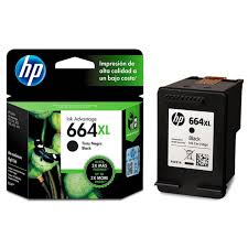 Hp Cartucho Negro 480Pgs #664Xl F6V31Al - Cartucho de tinta original HP negro 480 páginas