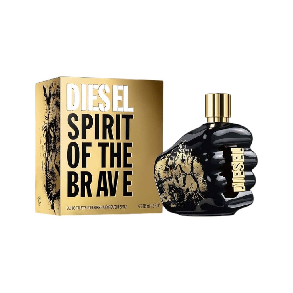 DIESEL SPIRIT OF THE BRAVE H EDT 125ML with box and perfume bottle display
