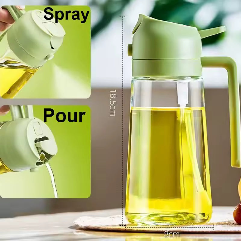 Dispensador De Aceite Multifuncional 2 En 1- Spray Y Antiderrame Gatgets Y Otros Productos Costa Rica