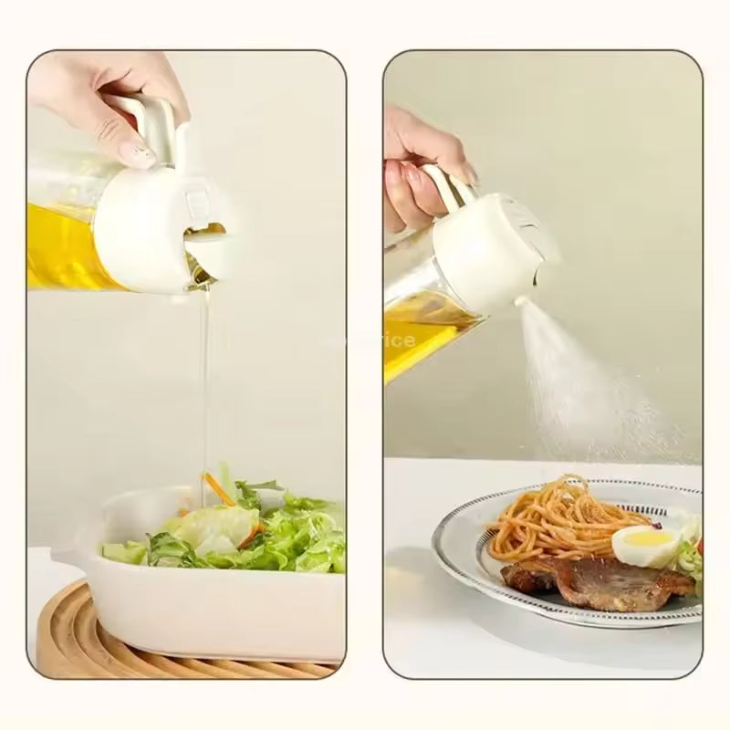 Dispensador De Aceite Multifuncional 2 En 1- Spray Y Antiderrame Gatgets Y Otros Productos Costa Rica