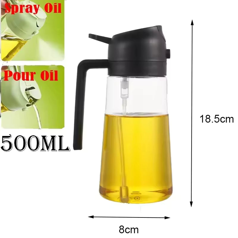 Dispensador De Aceite Multifuncional 2 En 1- Spray Y Antiderrame Gatgets Y Otros Productos Costa Rica