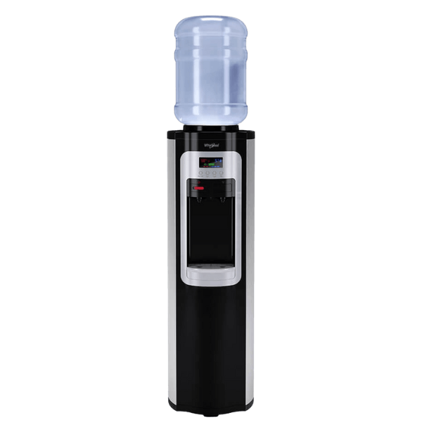 Dispensador de agua frío caliente OSTER con display LED y garrafón de 11 y 19 litros.