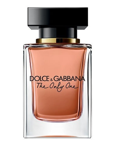 DOLCE & GABBANA THE ONLY ONE M EDP 100ML perfume bottle in clear glass with black cap, showcasing elegant fragrance design.