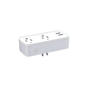 Enchufe Inteligente WiFi Tuya 2 Tomas 10A con 2 USB 5V 2.1A Teklink TK-BSD08