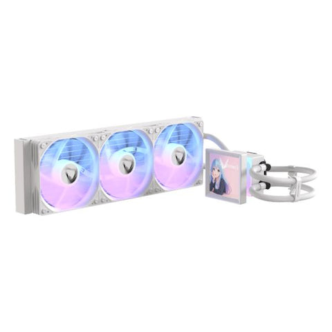 ENFRIAMIENTO LIQUIDO FORMULA V LINE ICE JET VISION 360 AIO 360 MM 4711401667698 BLANCO con pantalla LCD y ARGB