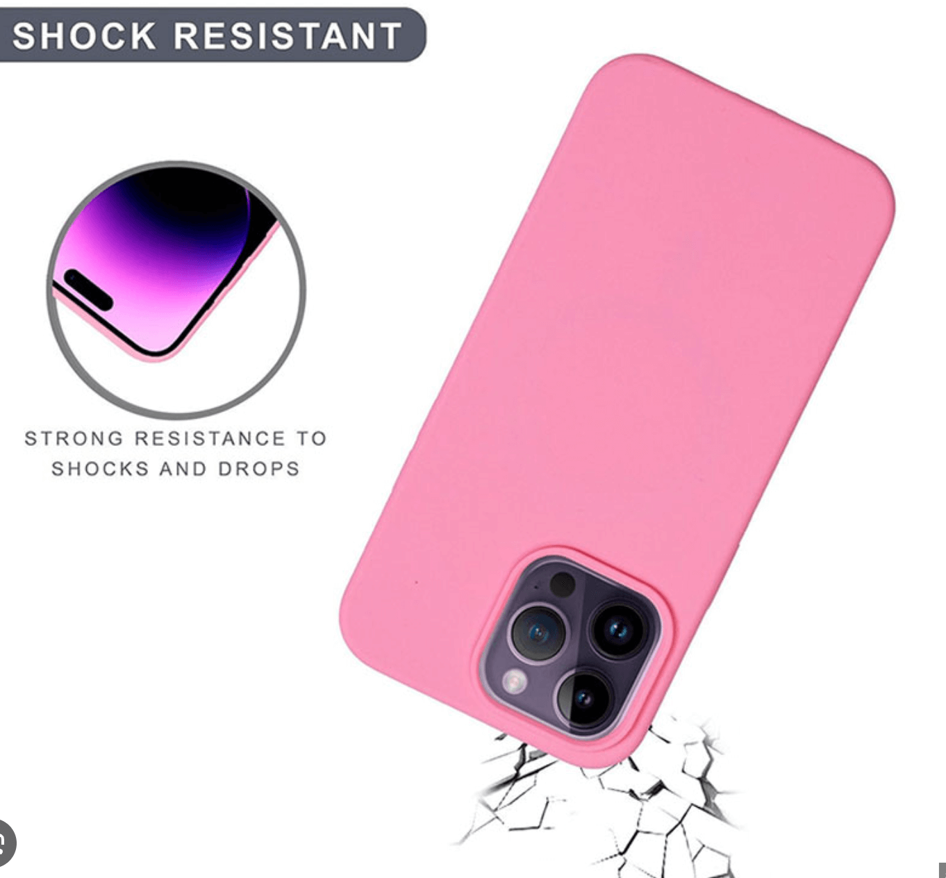 Estuche De Cuero Para Iphone de alta calidad con magsafe rosa 13Pro/13promax - funda rosa MagSafe resistente a golpes y arañazos