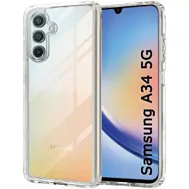 ESTUCHE PROTECTOR TRANSPARENTE SAMSUNG GALAXY A34 5G EF-QA346CTEGWW