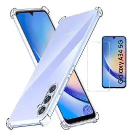 ESTUCHE PROTECTOR TRANSPARENTE SAMSUNG GALAXY A34 5G EF-QA346CTEGWW