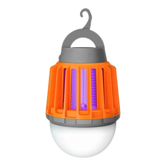 Exterminador Electrónico De Insectos Portátil Con Función Foco Y Batería Recargable Steren