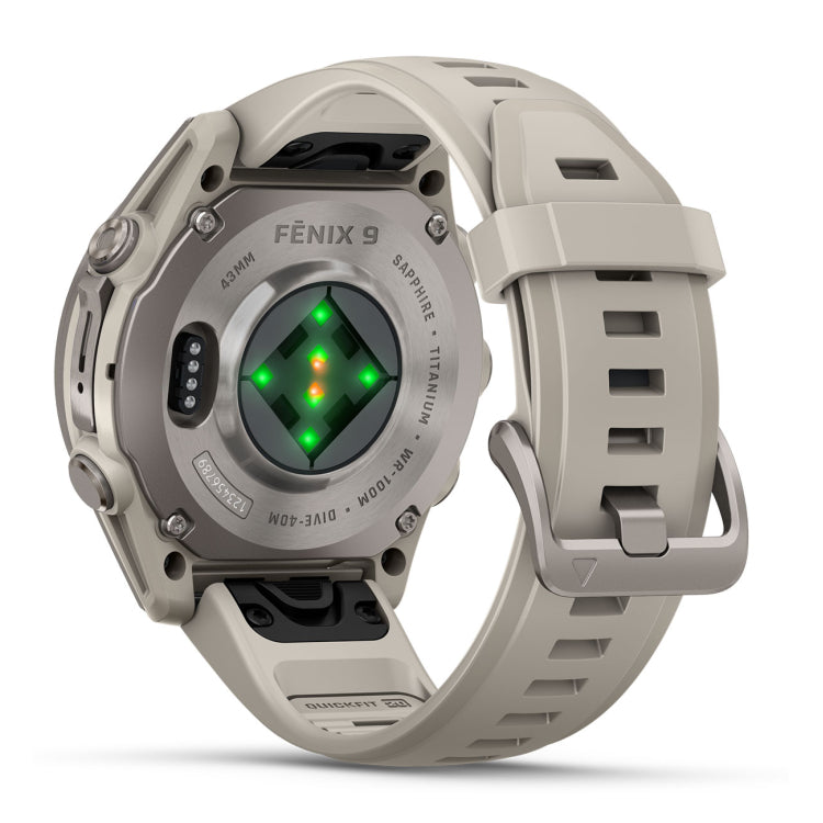 Smartwatch Garmin fēnix 9 43mm Titanio AMOLED GPS Pebble Gray 010-04761-10