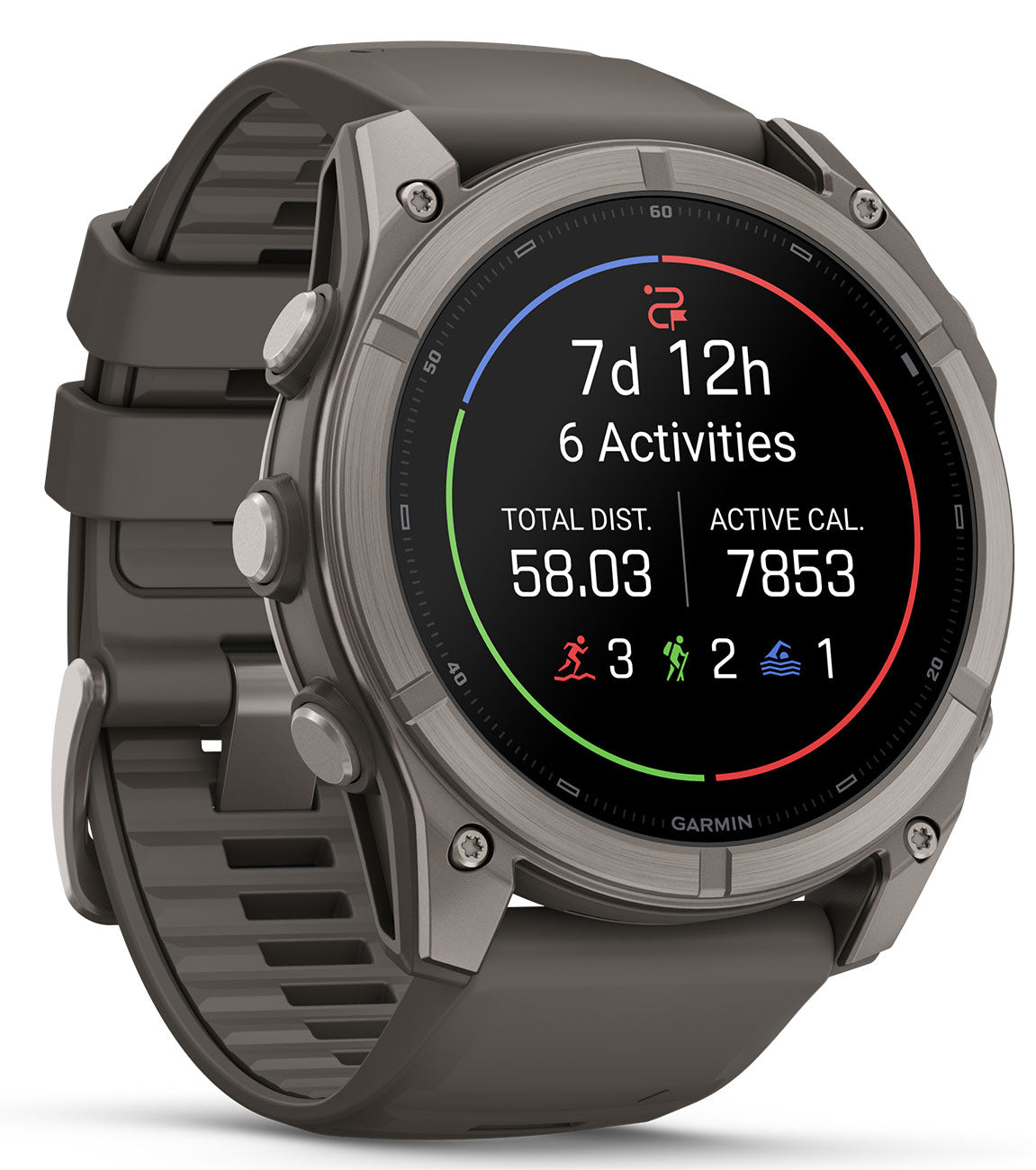 Smartwatch Garmin Fenix 9 51mm Titanio AMOLED GPS Pebble Gray 010-04763-00