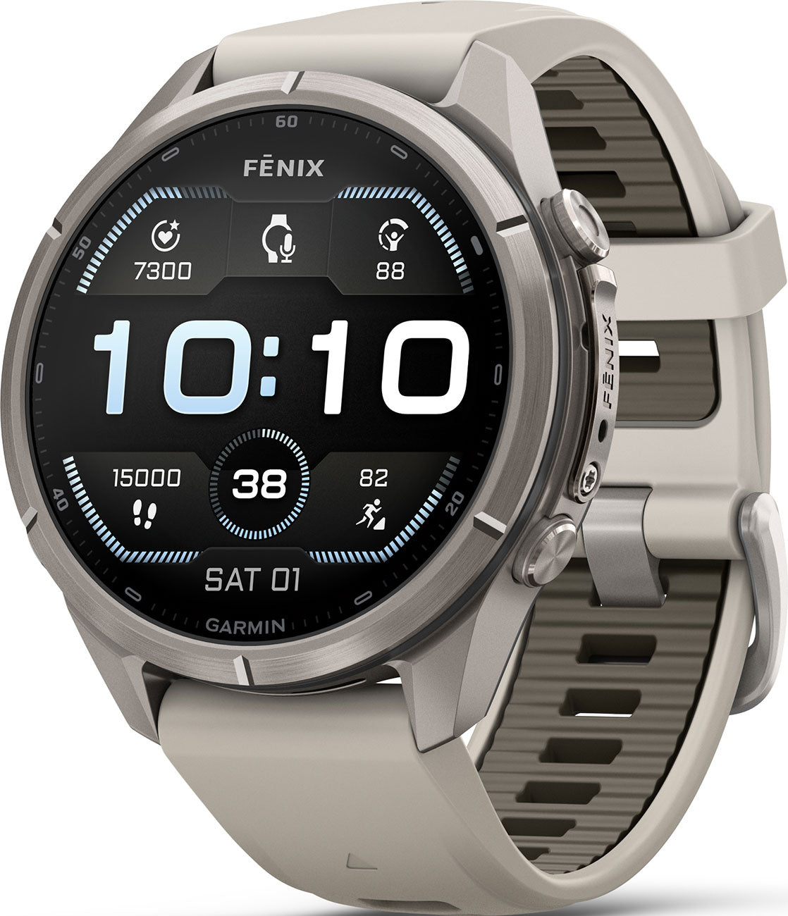 Smartwatch Garmin Fenix 9 Pro 43mm Titanio AMOLED GPS Fog Gray 010-04335-85