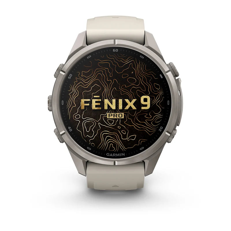 Smartwatch Garmin Fenix 9 Pro inReach 43mm Titanio AMOLED GPS Fog Gray 010-04335-80