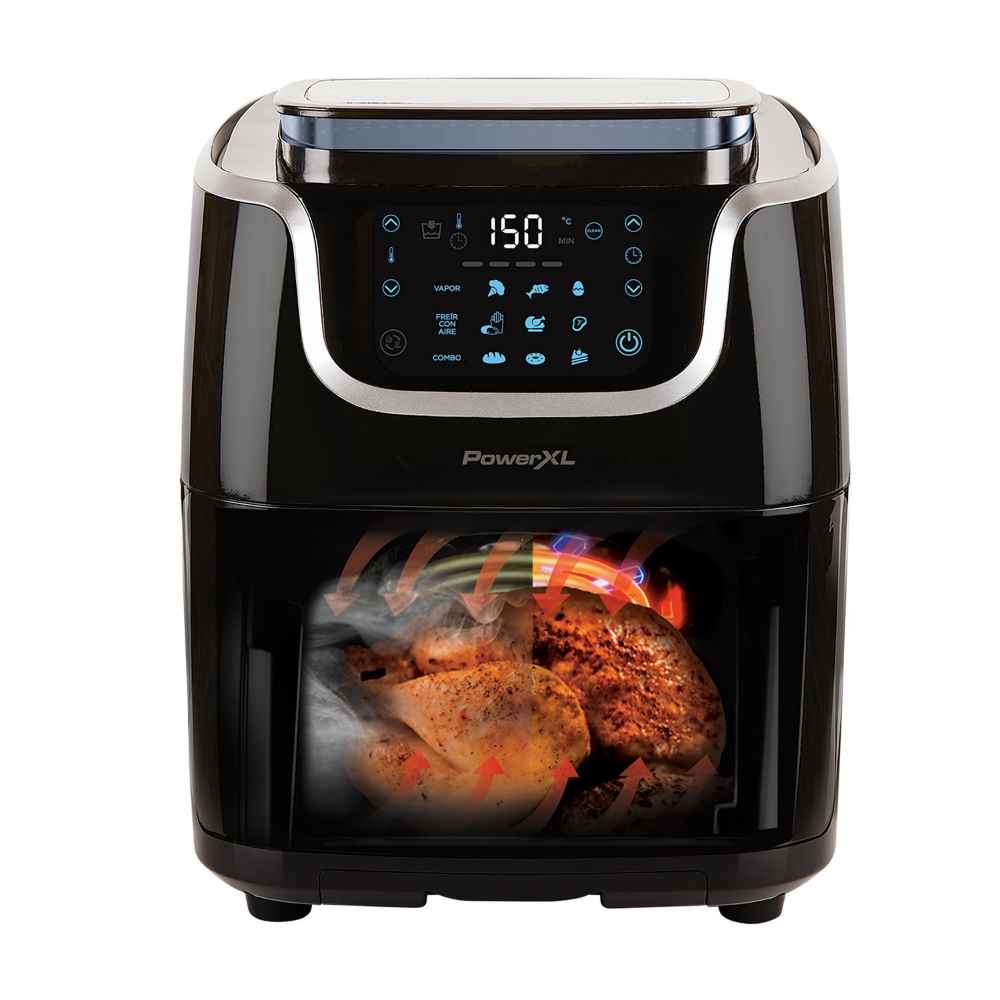 Freidora De Aire Y Vaporera Digital 7 Ltr. Negra Powerxl St-006-La Freidora De Aire Costa Rica
