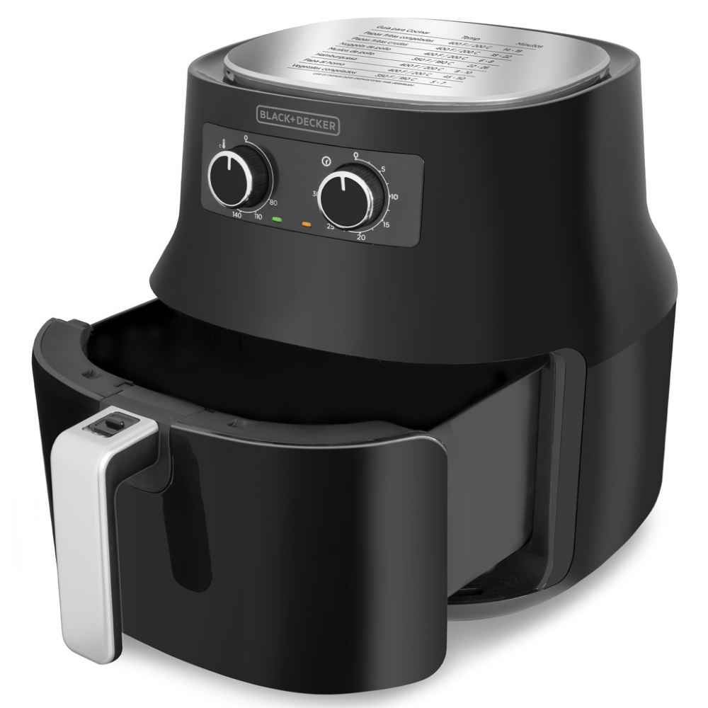 Freidora De Aire 4.5 Ltr. Tecnologia De Conveccion Black &Amp; Decker Hf4004B Productos De Cocina > Freidora De Aire Costa Rica