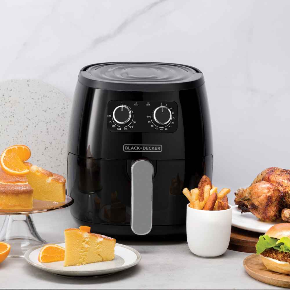 Freidora De Aire 5.7 Ltr. Tecnologia De Conveccion Black & Decker Hf5055B Productos De Cocina > Freidora De Aire Costa Rica