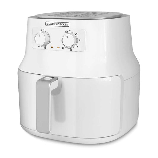 Black + Decker Freidora De Aire 4Lts Blanca Hf4004W