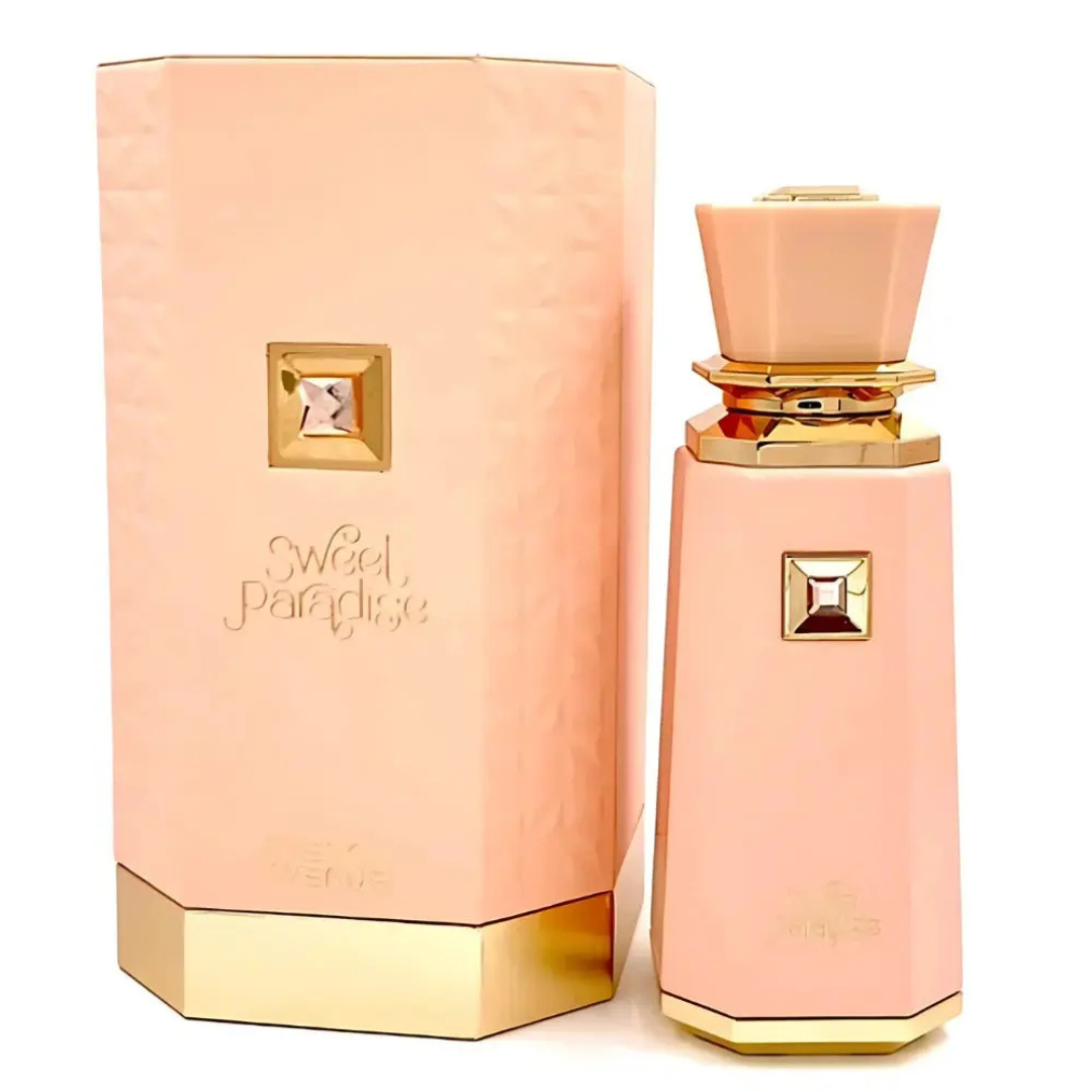 FRENCH AVENUE SWEET PARADISE 100ML perfume bottle and elegant packaging