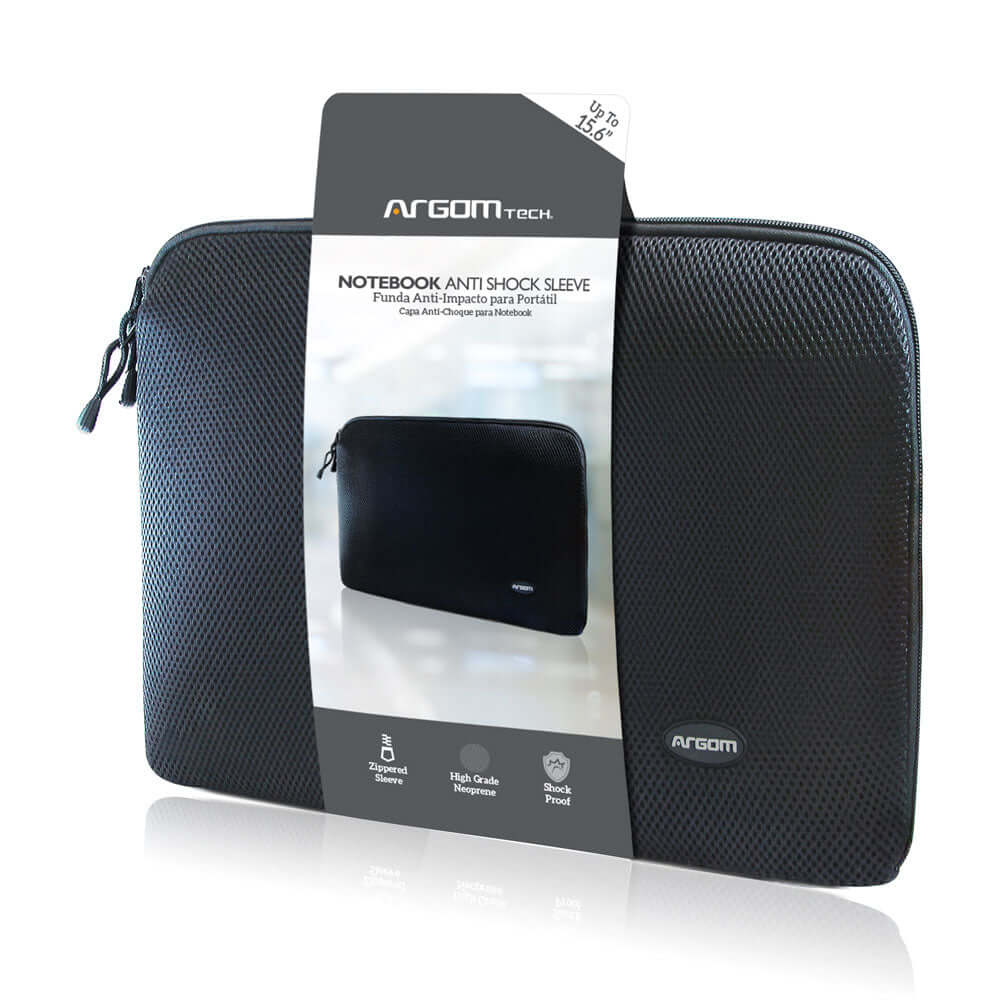 Funda portátil antigolpes 15.6 para notebook, ligera y protectora en neopreno, ideal para viajes.