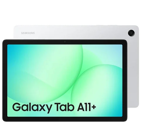 Samsung Galaxy Tab A11+ 5G 128GB 6GB RAM Silver con Book Cover