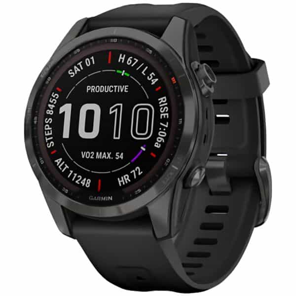 Reloj Inteligente Garminfenix 7S Safiro Solar Titanio Gris