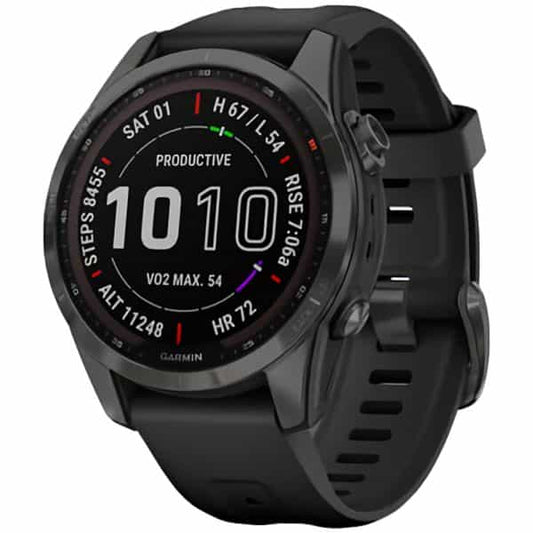 Reloj Inteligente Garminfenix 7S Safiro Solar Titanio Gris