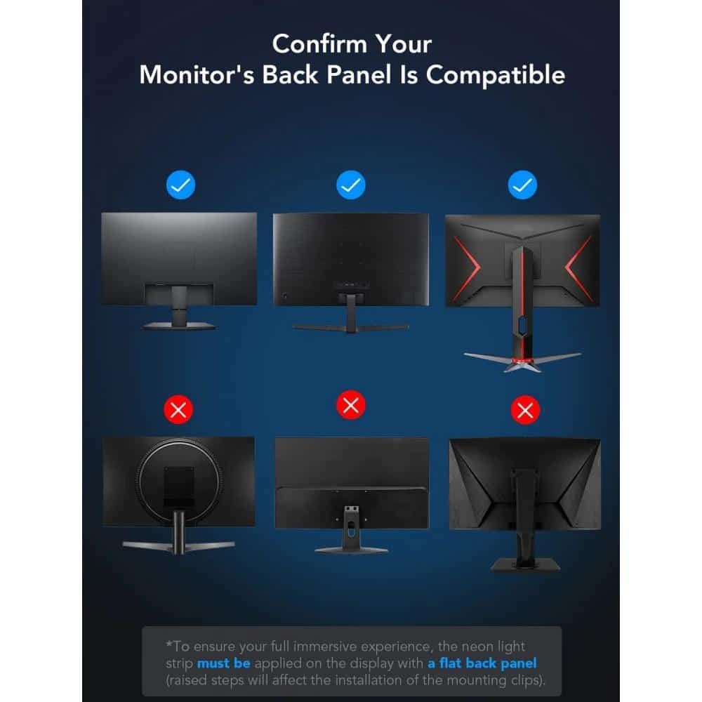 Cable De Luces + Torres Govee Dreamview G1 Pro Gaming Light 24-29" H604A B604A111-Of-La Bombillos Inteligentes Costa Rica
