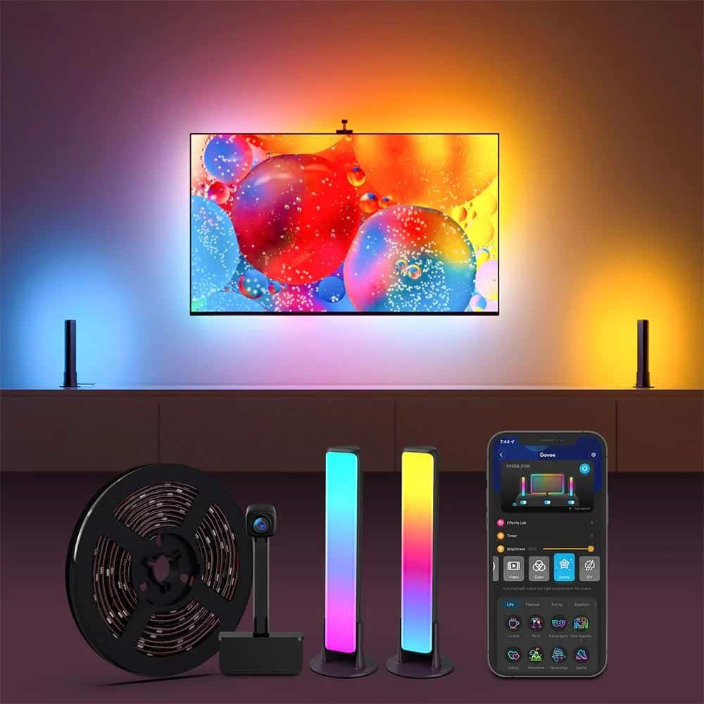 Cable De Luces + Torres Govee Dreamview T1 Pro Kit H605B B605B112-Of-La Bombillos Inteligentes Costa Rica