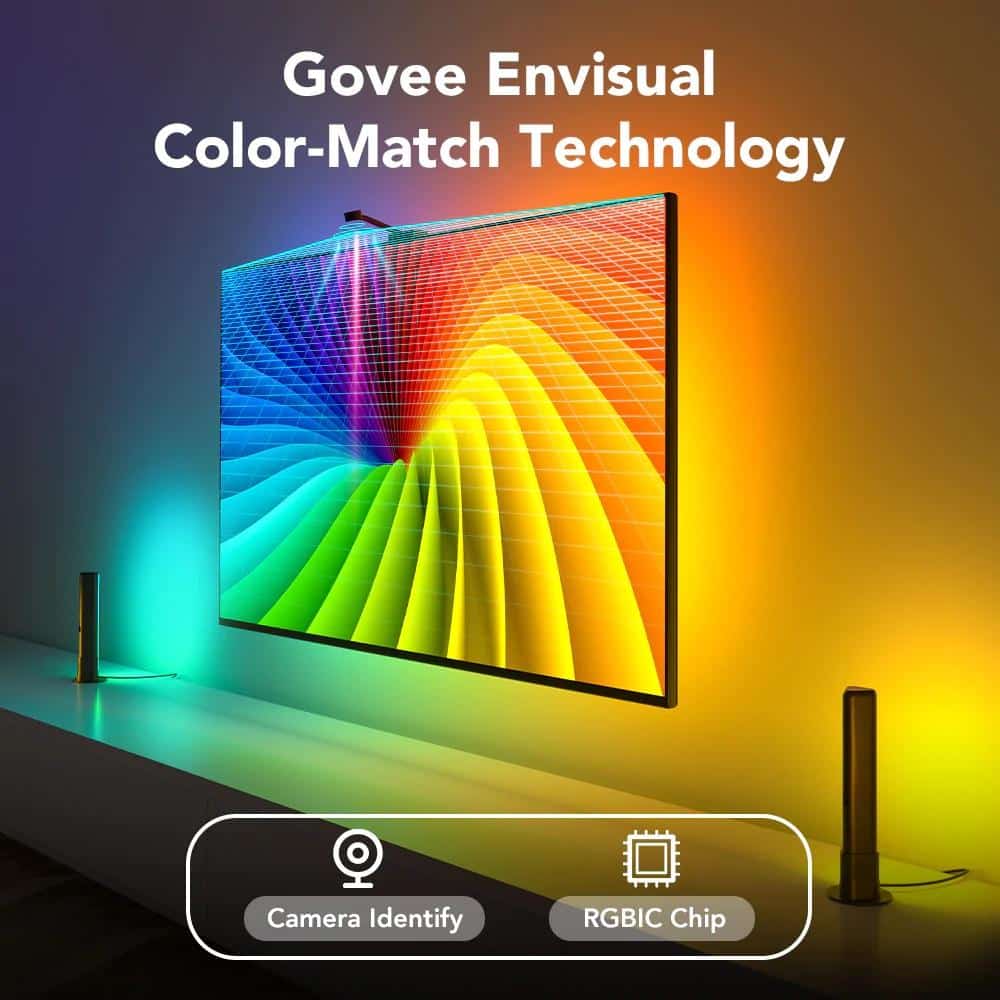 Cable De Luces + Torres Govee Dreamview T1 Pro Kit H605B B605B112-Of-La Bombillos Inteligentes Costa Rica