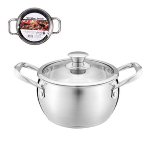Hamilton Beach Dutch Oven Acero Inox 3.8L | 4Qt C/Tapa Vidrio Induccion Profesional Hbq106 Productos De Cocina > Ollas Costa Rica