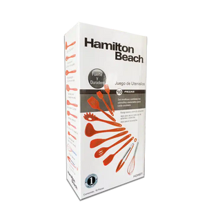 Hamilton Beach Juego | Set Utensilios 10 Pzas Nylon Rojo Hgh601 Cuchillos Y Otros Costa Rica