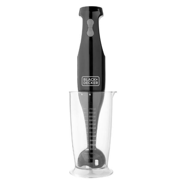 Batidora de Inmersión Black+Decker HB2800B 200W 3 en 1 2 Velocidades Negra