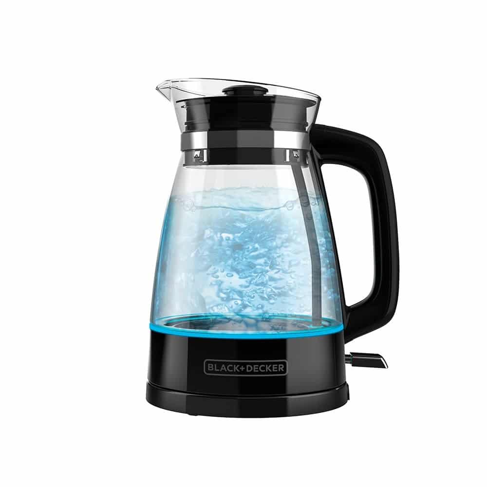Hervidor De Agua 1.7 L Vidrio 1500 W C/Base Black & Decker Ke7000B-La Productos De Cocina > Hervidor De Agua Costa Rica