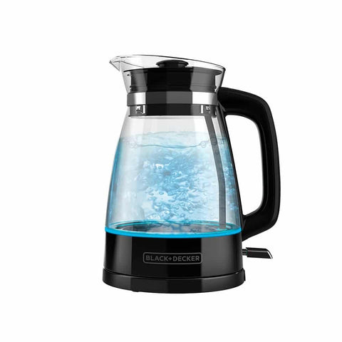 Hervidor De Agua 1.7 L Vidrio 1500 W C/Base Black & Decker Ke7000B-La Productos De Cocina > Hervidor De Agua Costa Rica
