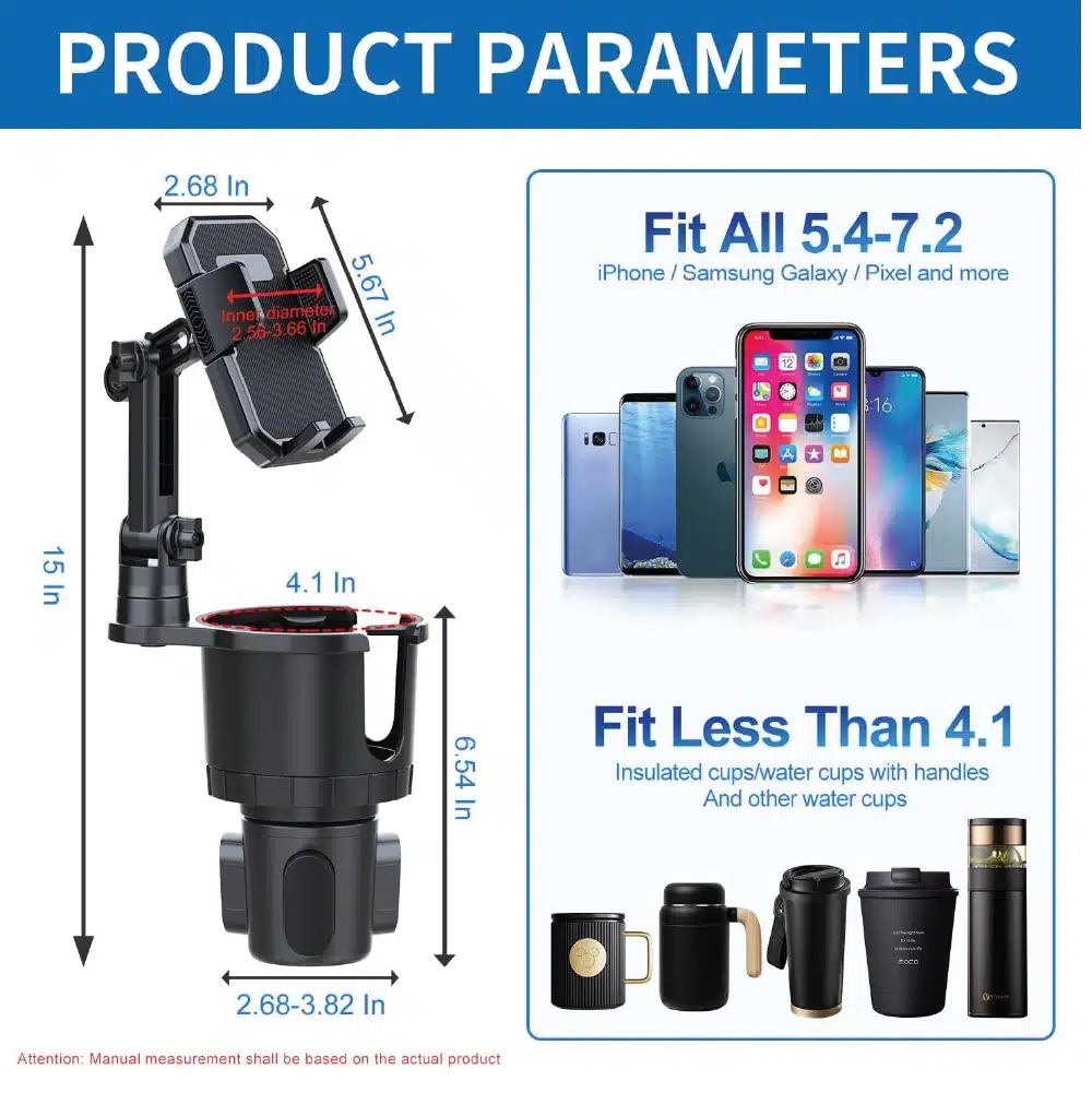 Hold car reposa vasos para celular iPhone o Android